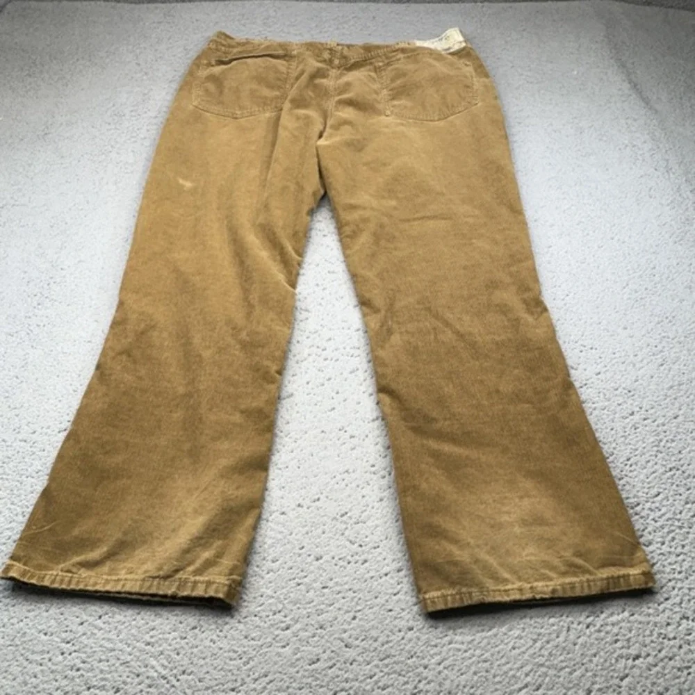 Polo Ralph Lauren Pants Mens 42 Brown Corduroy Flat Front 5-Pocket Academic Boho